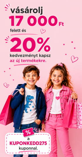 20% új termékekre 17 000 ft felett