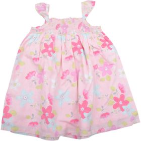 F&F Virágos rózsaszín ruha (86)