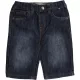 Denim Koptatott farmer rövidnadrág (110)