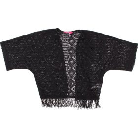 Young Dimension Fekete áttört felső (128) kislány