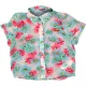 New Look Rózsaszín-kékvirágos sifon blúz (152) lány