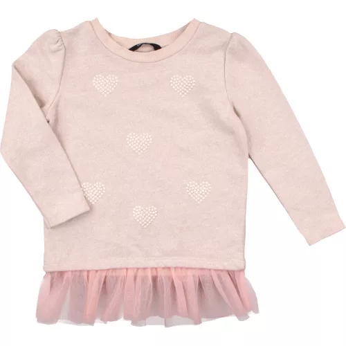 George Szíves bézs pulóver (98) kislány