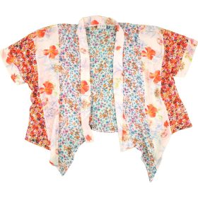 Next Narancs-kékvirágos sifonfelső (146) lány