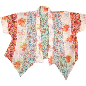 Next Színesvirágos sifon felső (116) kislány