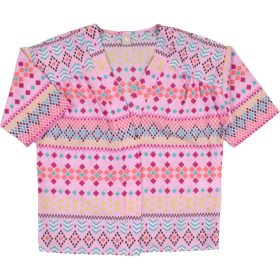 TU Színesmintás sifon felső (122) kislány