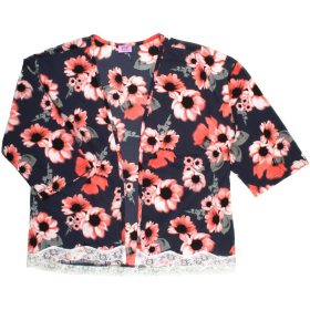 F&F Virágmintás sifon felső (140) lány