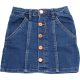 Denim Rézgombos farmerszoknya (116) kislány