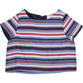 Matalan Csíkos kék felső (110) kislány