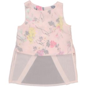 Virágos-barack sifon tunika (62) baba