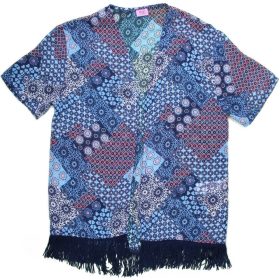 F&F Mintás sifon felső (152) lány