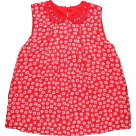 George Virágos piros sifon blúz  (158) tini lány