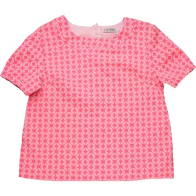 Next Mintás pink blúz  (152) lány