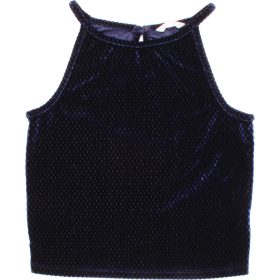 Matalan Kék bársony felső (152) lány