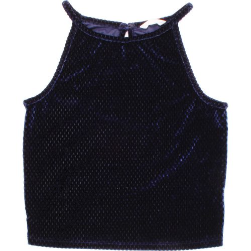 Matalan Kék bársony felső (152) lány