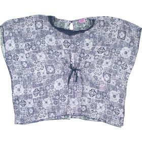 F&F Kékmintás sifon felső (122) kislány