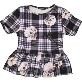 Kockás-virágos felső (32)  női