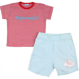 Csíkos-jégkék szett (68) baba