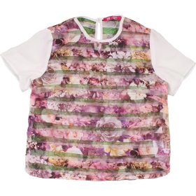 Young Dimension Csíkos-virágos felső (140) lány