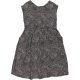 H&M Mintás fekete ruha (98) kislány