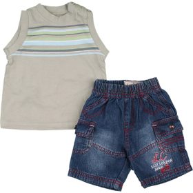 Zöld-piroscérnás szett (62) baba