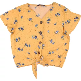 Virágos sárga blúz (146) lány