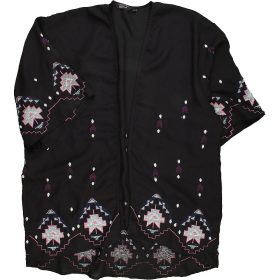 New Look Hímzett fekete felső (S)  női