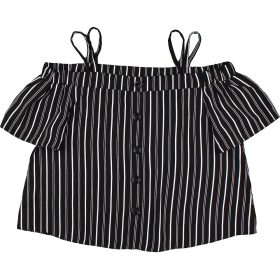 FF mintás sifon felső (152) lány