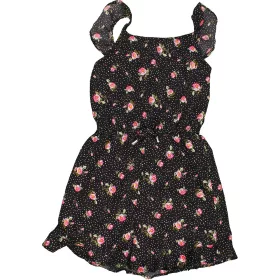 Pöttyös-virágos playsuit (140) lány