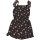Pöttyös-virágos playsuit (140) lány