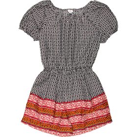 Fekete-korallmintás playsuit (152) lány