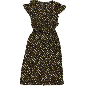 Sárgavirágos jumpsuit (140) lány