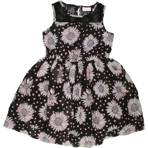 Amerikai Outlet Virágos sifon ruha (122) kislány