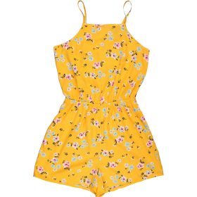 New Look Virágos sárga playsuit (152) lány