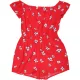 New Look Virágos piros playsuit (146) lány