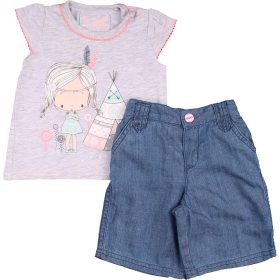 Kislányos farmerkék szett (68) baba
