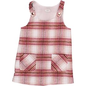 F&F Kockás szövetruha (104) kislány