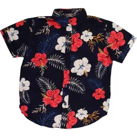 Virágos kék ing (104) kislány