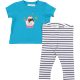 Türkiz-csíkos szett (68) baba