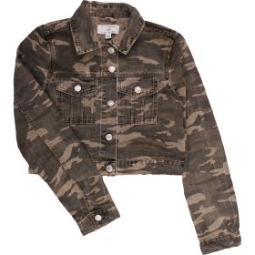 New Look Terepmintás farmerdzseki (152-158) tini lány