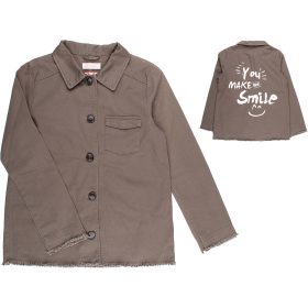 H&M Feliratos kheki kabát (134) lány