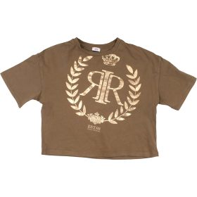 River Island Mintás kheki haspóló (140) lány