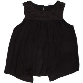 H&M Csipkés fekete felső (164) tini lány