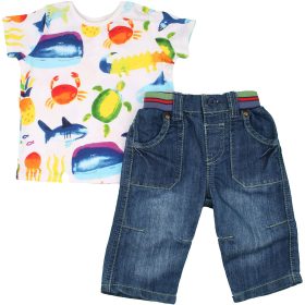 Mintás-farmer szett (62) baba