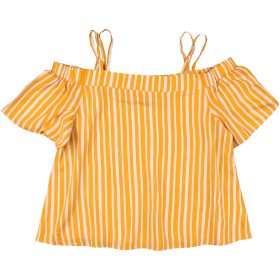 Primark Csíkos mustár felső (140) lány