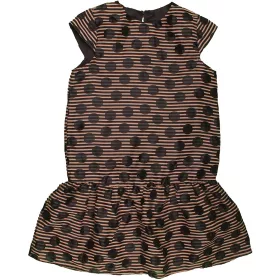 Next Pöttyös-csíkos ruha (140) lány