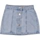 Denim Ezüstpatentos farmerszoknya (104) kislány