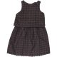 H&M Madeirás fekete ruha (116) kislány