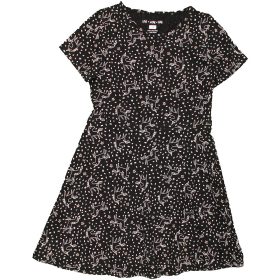 F&F Unikornis fekete ruha (128) kislány