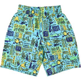 Feliratos fürdőnadrág (104) kisfiú