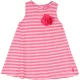 Pinkcsíkos ruha (68-74) baba